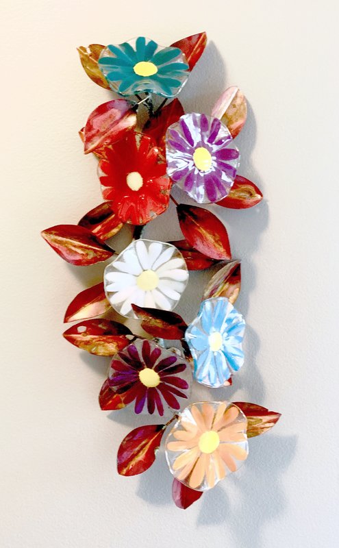 Wall Mounted Bouquet by SiOX Glass