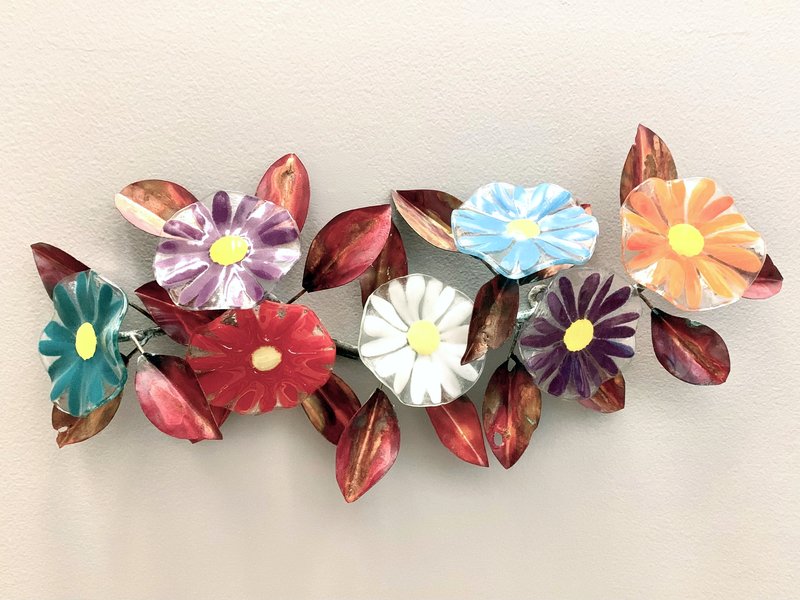 Wall Mounted Bouquet by SiOX Glass